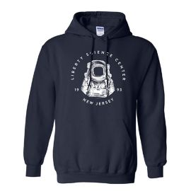 Liberty Science Center Astronaut Circle Adult Hooded Sweatshirt