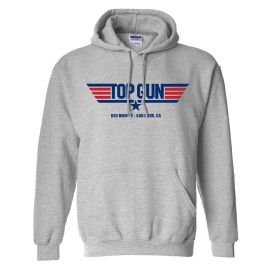 USS Midway Top Gun Logo Hooded Sweatshirt