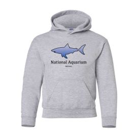 National Aquarium Ombre Shark Youth Hooded Sweatshirt