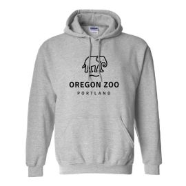 Oregon Zoo Elephant Hooded Sweatshirt