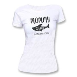 Ladies Mommy Shark Tee - Seattle Aquarium