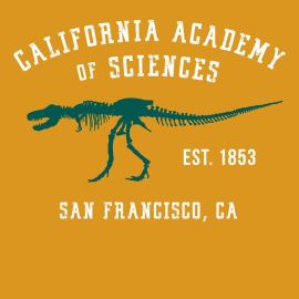Adult California Academy of Sciences T Rex Tee