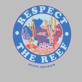 Adult Respect The Reef Short Sleeve Tee - Mystic Aquarium