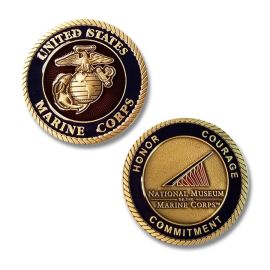 USMC Honor Courage Commitment Challenge Coin