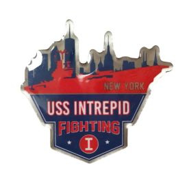 USS Intrepid Fighting I Lapel Pin