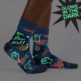 Women's You Glow Girl Crew Socks